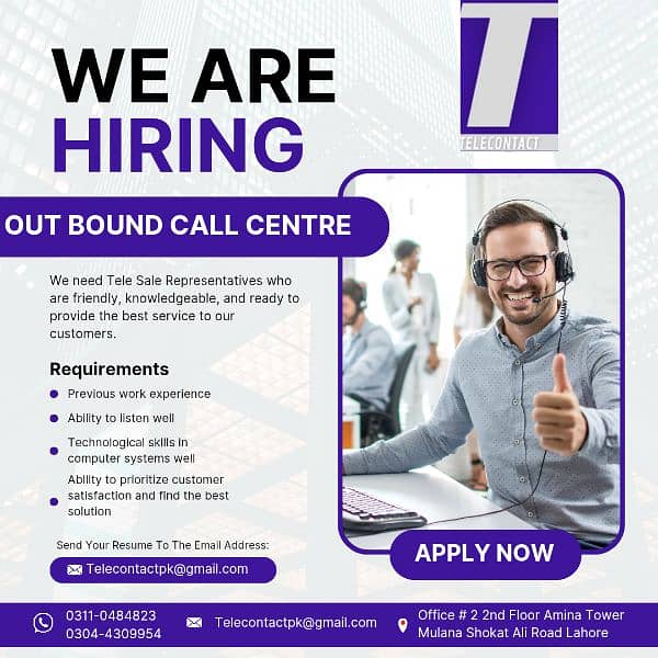 Out Bound Call Centre Agents 0