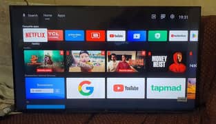 TCL 40 inch borderless brand new condition with remote model 40S65A