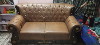 Leather Sofa set for sale