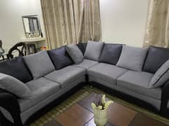 5 seater L-shaped sofa