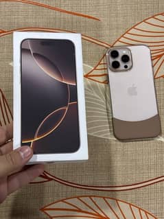 iPhone 16 Pro Max HK Dual Sim Desert Titanium 256