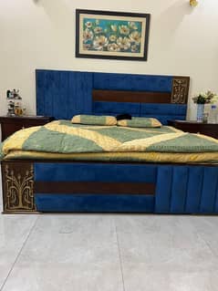 Bed set / poshish bed / sheesham Wood/ King size bed