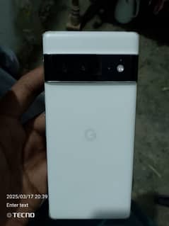 Google pixel 6 pro 12ram 256 memory