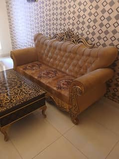 Victoria Sofa Set with Table For Sale