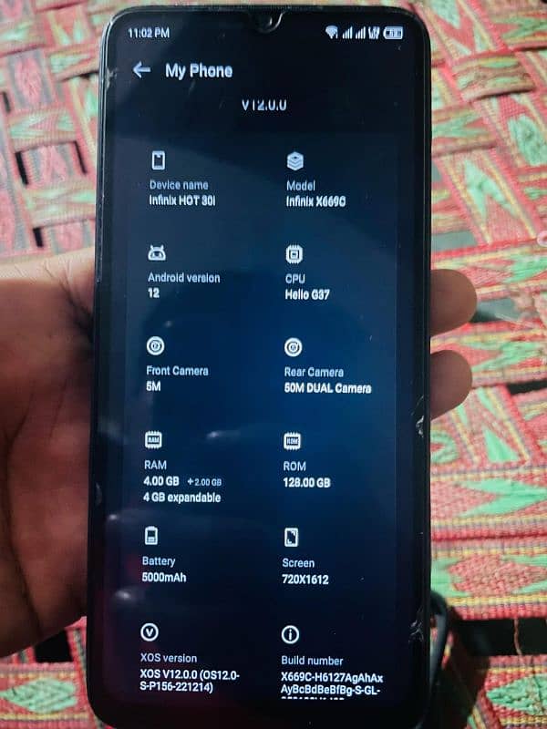 Infinix hot 30i 0