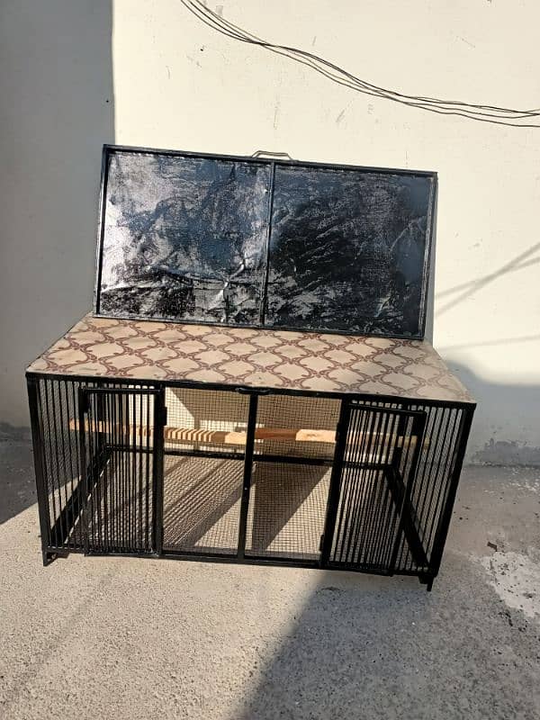 heavy metal birds cage with fiber sheet whatsapp only 0