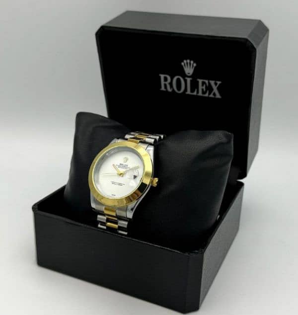 Rolex analog watch 0