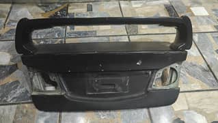 Honda civic reborn diggi/trunk with plastic Spoiler