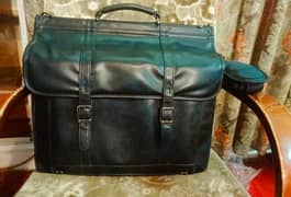 Premium Full Leather Laptop Bag