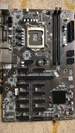 B250-BTC Motherboard – 12 GPU Support | Display Fault.