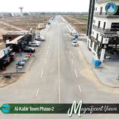 3 Marla Prime location plot available facing park in Al kabir town ph 2