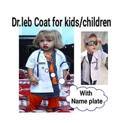 Dr lab coat for kids costume