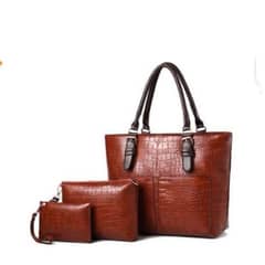 brown handbag set free delivery all our Pakistan