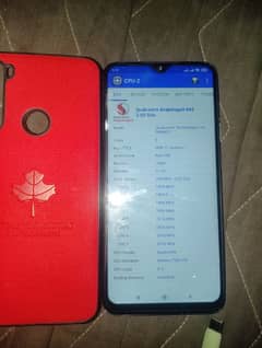 Redmi note 8 panel change glass break 4/64 red add