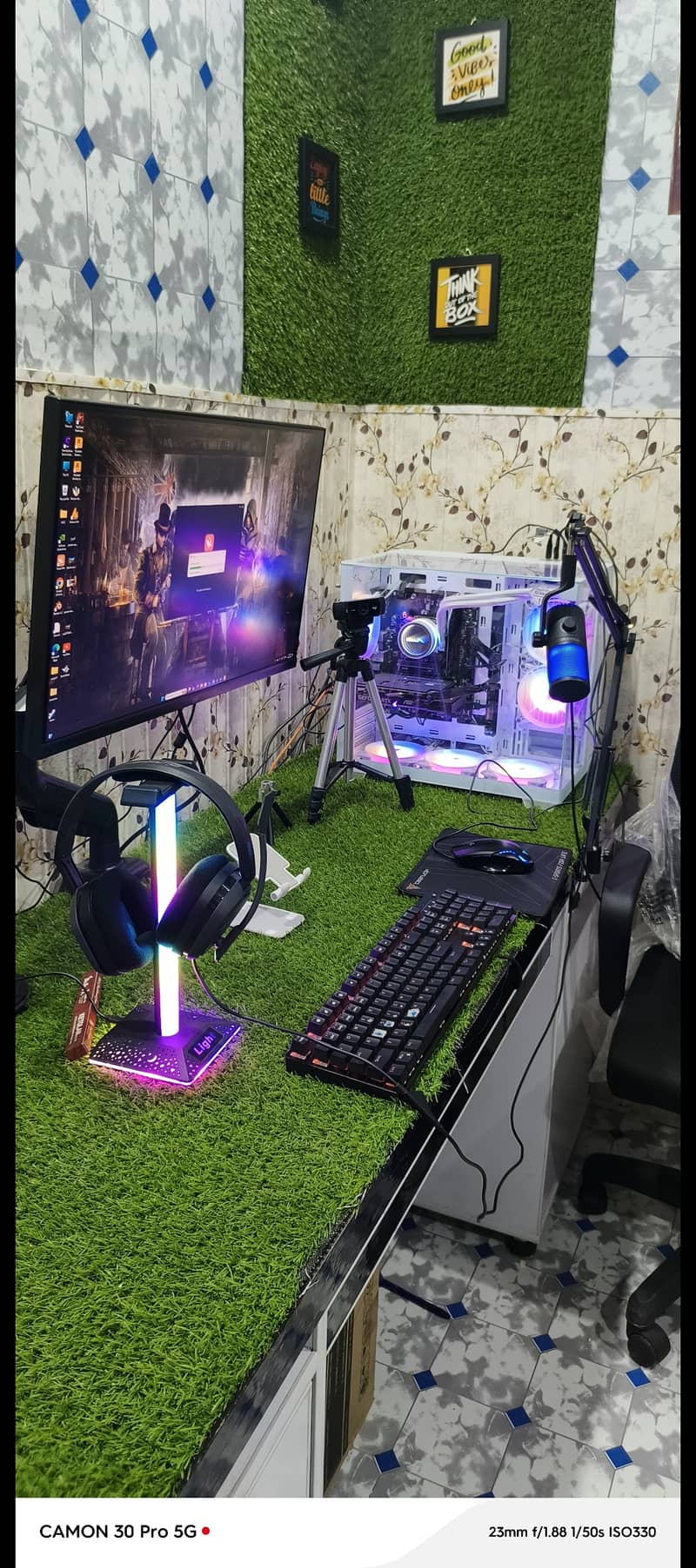 Gaming PC i5 th10 GPU RTX3050 8GB (3TB)16GB RAM (27inch 160FPS monitor 0