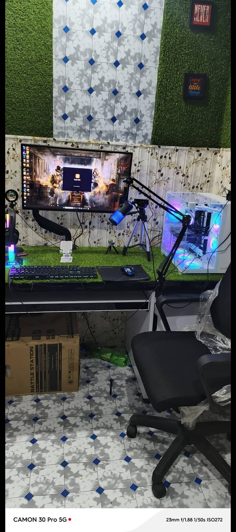 Gaming PC i5 th10 GPU RTX3050 8GB (3TB)16GB RAM (27inch 160FPS monitor 1