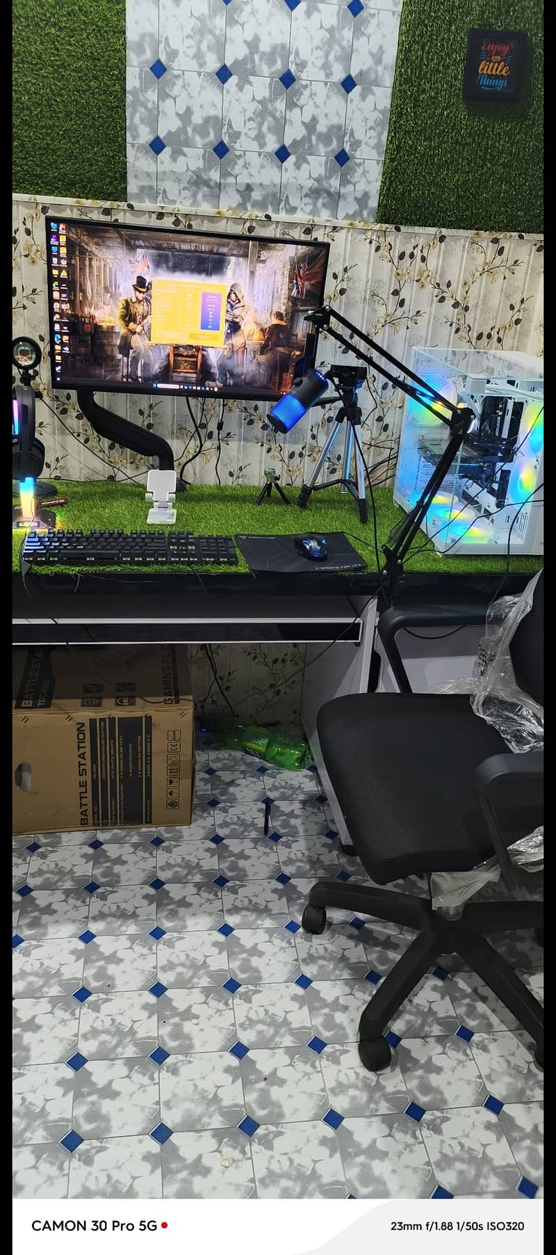 Gaming PC i5 th10 GPU RTX3050 8GB (3TB)16GB RAM (27inch 160FPS monitor 3