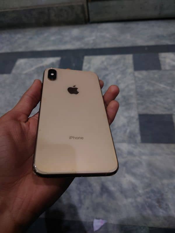 IPHONE XS MAX 256GB GOLD COLOUR WATER PACK JV  10/10 0