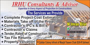 Professional Estimation & Quantity Surveying Services