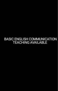 Basic English communication teaching