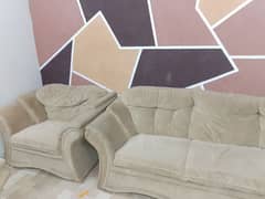 7 seater sofa set + 3 tables