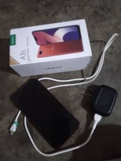 Oppo A3s with charger box 2/16