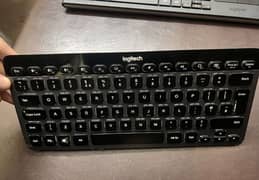 Logitech K810 Wireless Bluetooth Keyboard - Rechargeable, Multi-Device