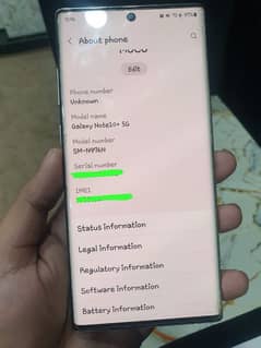 Samsung Note 10 plus 5G Non PTA