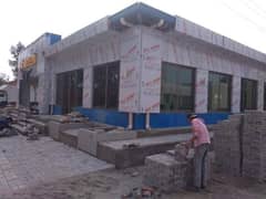 aluminium wall cladding sheet and Attari builder construction project