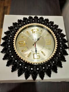 Wall Clock For Home Decor | BOSS Crown Gold