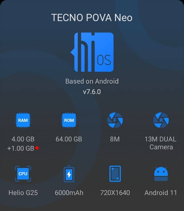 Tecno pova neo 5