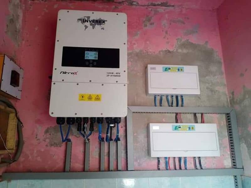 solar installation/solar inverter/ solar panel/solar wiring 4