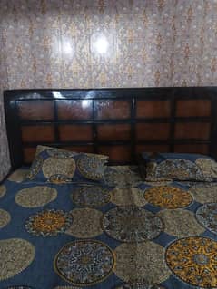 King size bed with dressing table