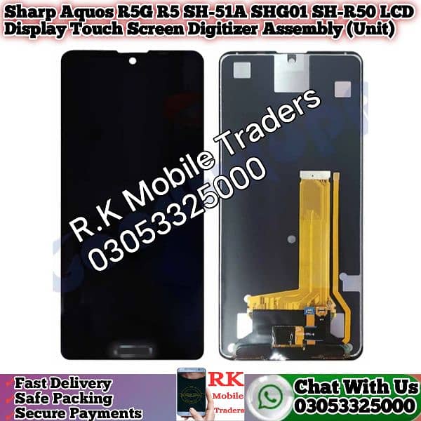 Sharp R5, R3, R2 Touch, Penal, Back Glass, Battery All Accessories 9