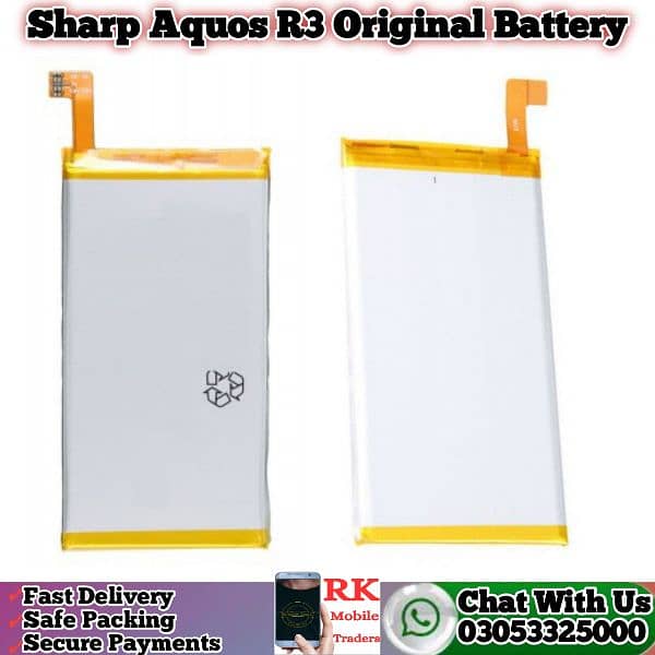 Sharp R5, R3, R2 Touch, Penal, Back Glass, Battery All Accessories 10