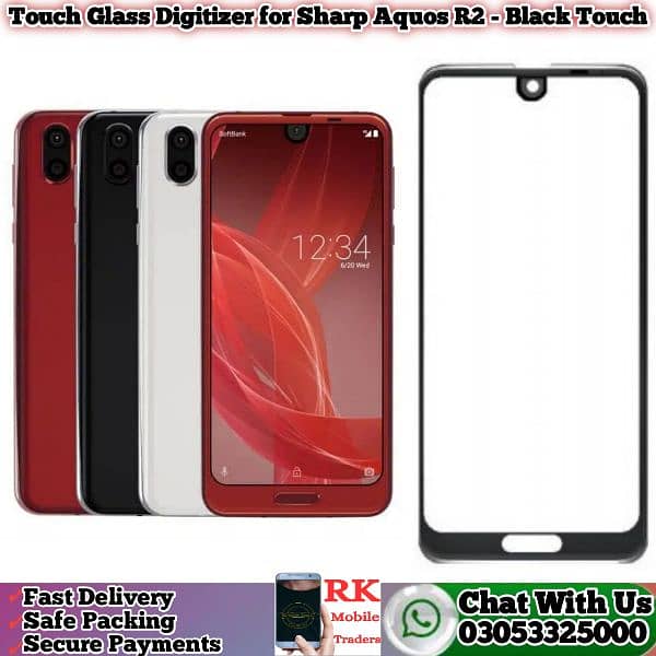 Sharp R5, R3, R2 Touch, Penal, Back Glass, Battery All Accessories 11