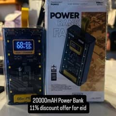 20000mAH Power Bank 11% Discount