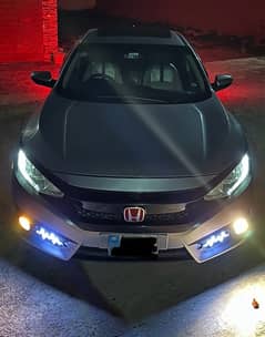 honda civic heart beat style drl covers front back 2016-2020