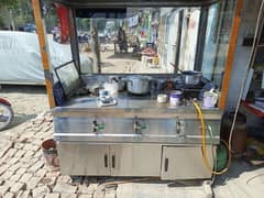 3 Burner food counter