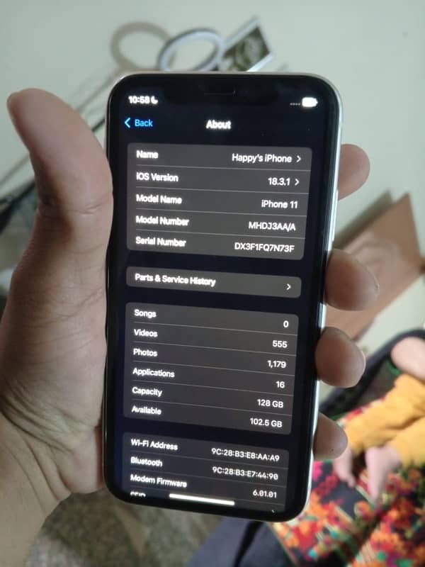 iphone 11 128gb Non PTA true tone Active 2