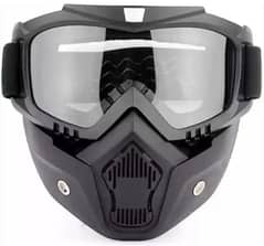 Motorcycle Goggles With Removable Full Face Mask Riding Glasses Dirt