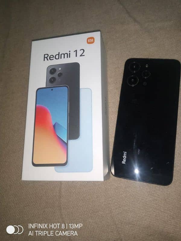 Redmi 12 8+8/128 With Box and original Charger 1