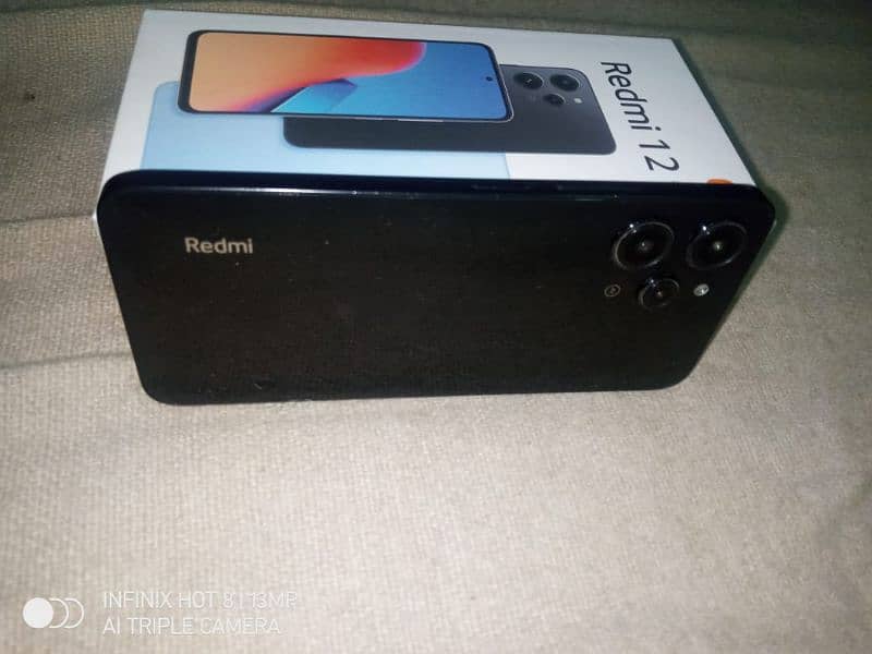 Redmi 12 8+8/128 With Box and original Charger 3