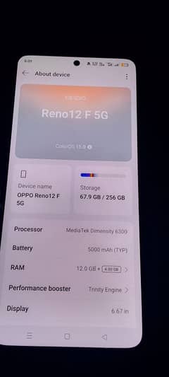 OPPO Reno 12F 5G