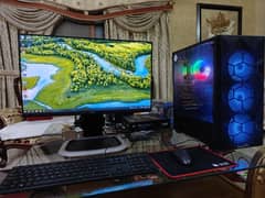 Gaming PC i5 12th gen full setup with accessories.