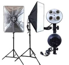 product photography light box almost new with 1 free ring light