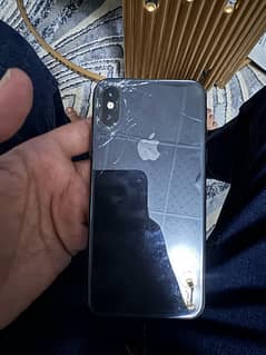 iPhone XS 256 gb back crack all okay PTA APPROVED fu