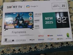 SAMSUNG Android LED TV 32 Inch Frameless. ڈبہ پیک اور سال وارنٹی