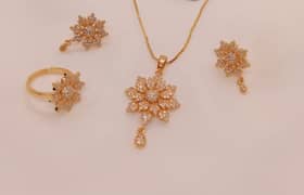 Golden Set jewellery for girla