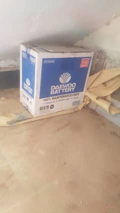 daewoo brand new battery 70 amp